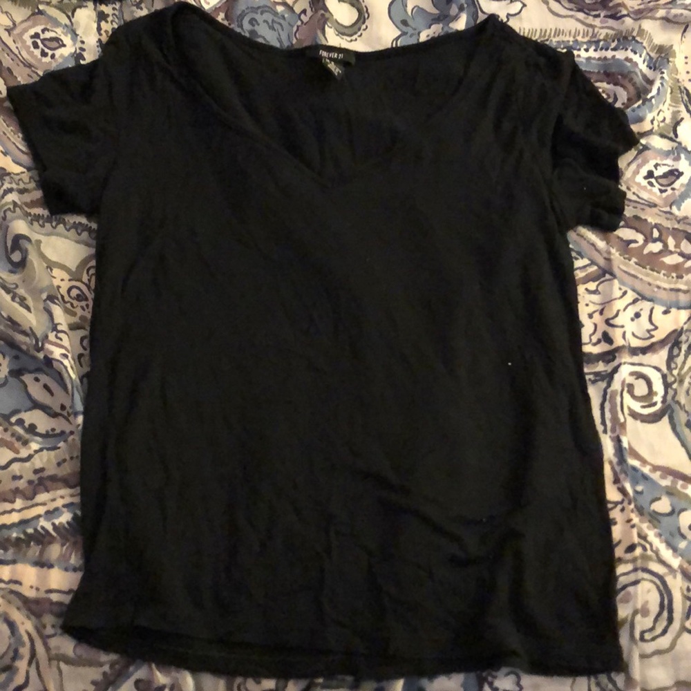 Black V Neck